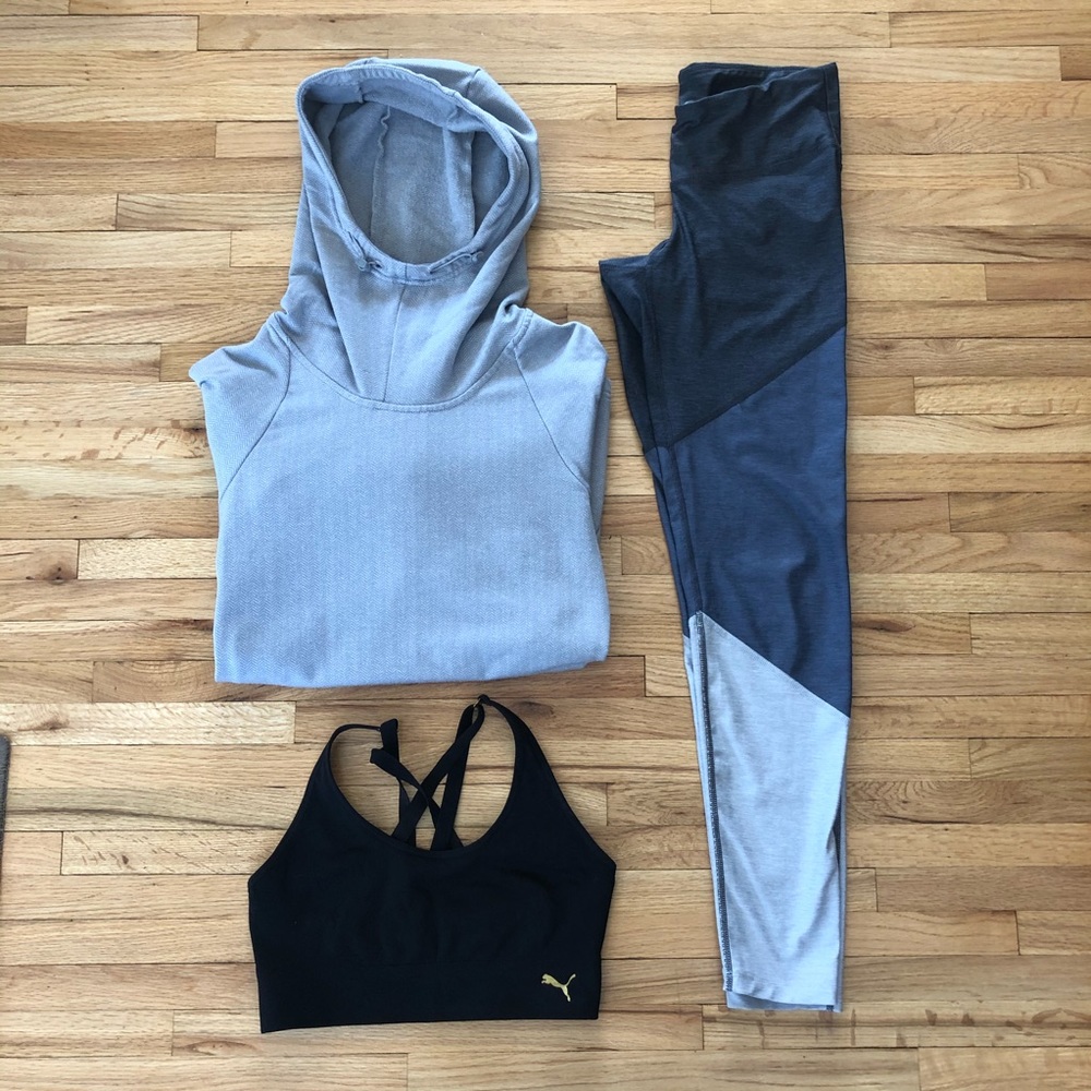 Champion tri colored leggings size small